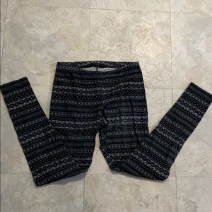 Stripped Patterned Leggings